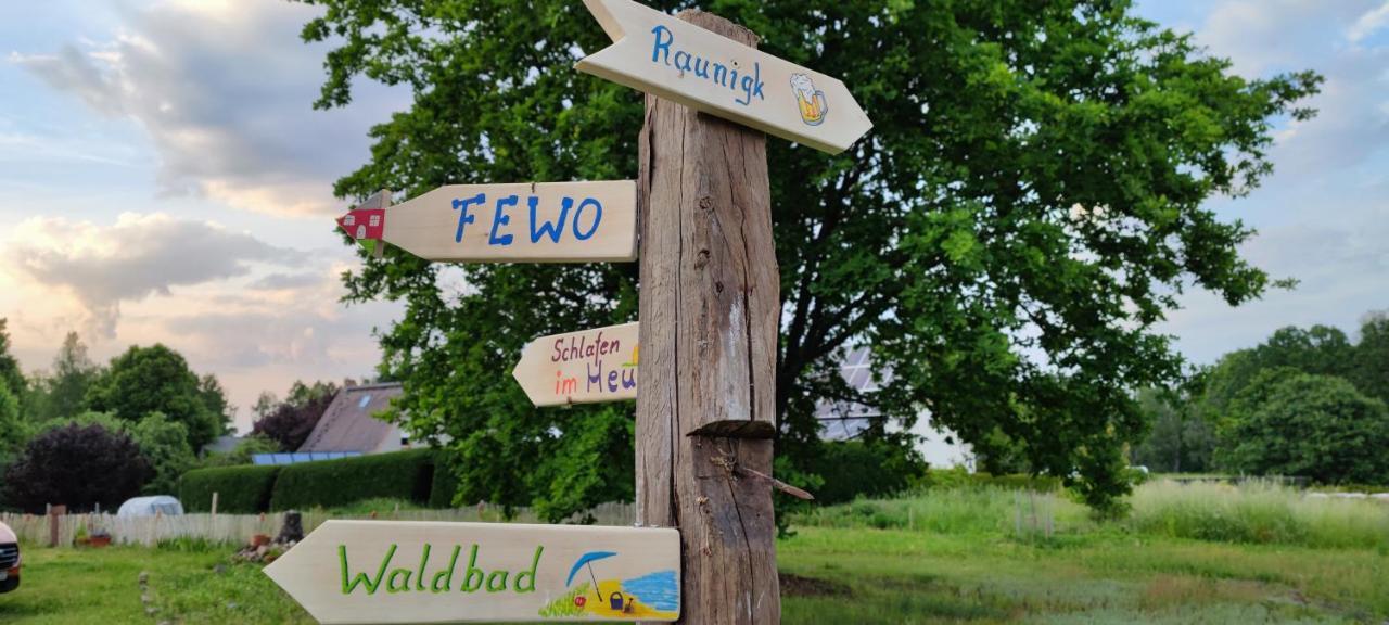 Ferienwohnung & Campingplatz Vor Dem Berg Heideblick Kültér fotó
